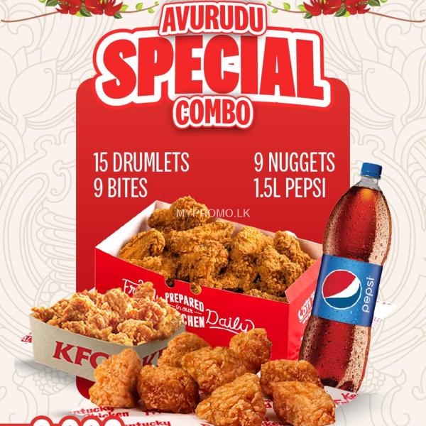 Avurudu Special Combo at KFC Sri Lanka Sri Lankan deals
